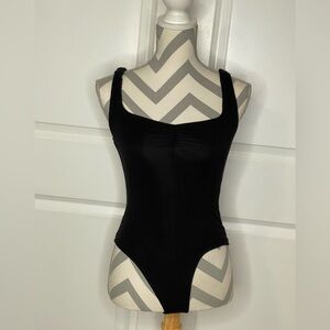Forever 21 XS Black Bodysuit
